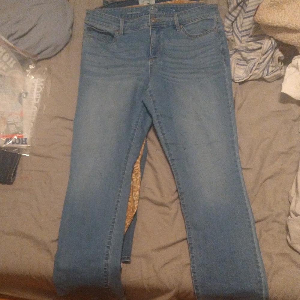 St. John's Bay Blue Boot Cut Jeans Classic Style